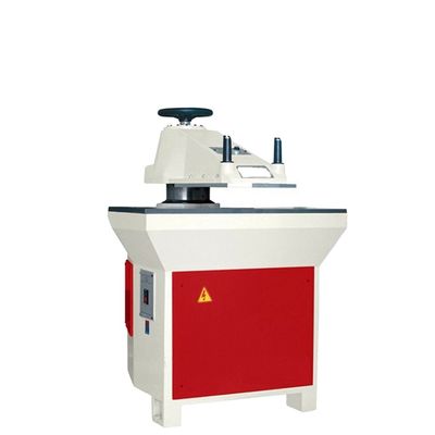 Máquina de corte de braço giratório hidráulico de 10T para sandálias em fábrica