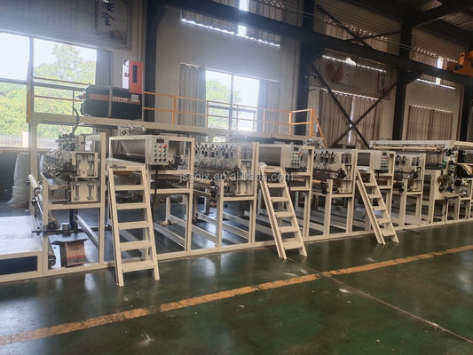 Linha de produção de material composto de filtragem de ar de carbono ativo