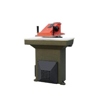 Máquina de corte de couro de pressão de pequeno porte com braço balançador com capacidade de 750 kg