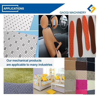 Imprimir pontos redondos de plástico em tecidos 1800mm Felt Fabric Anti Slip Dot Coating Machine