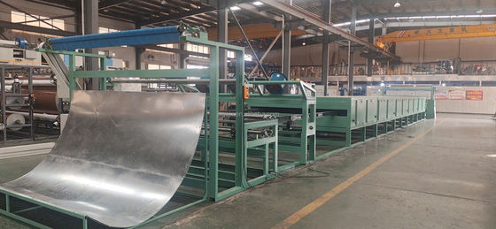 Máquina de revestimento de pontos de PVC/Sílico com estilo de transição dupla e cinto de malha de agulha