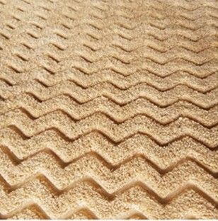 Linha automática de produção de tapetes laminados de espuma com função de corte e gravura