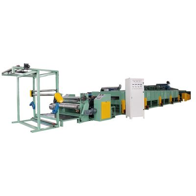 Máquina de revestimento de alfombras com ponto antissípido controlada por PLC para produção de material de embalagem