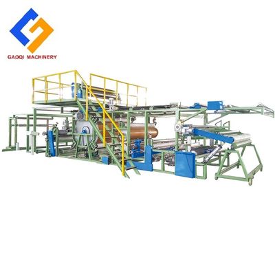 Um quadro de tipo para laminar máquinas de enrolar tecidos e laminar produtos em uma máquina