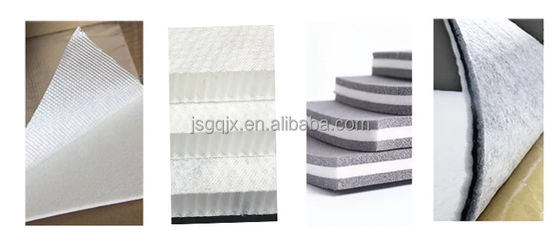 Laminador automático de piso plano com correia dupla de PTFE e zona de aquecimento/refrigeração