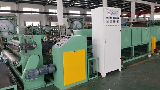 Máquina de revestimento por pontos de tecidos não deslizantes para entrelaçamentos