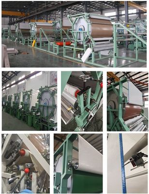 Máquina de laminação de cola à base de água para a produção de tapetes na fábrica