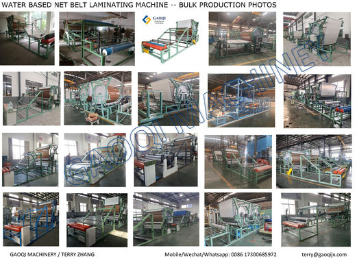 Fabricação de máquinas de laminação de fibras de folha de alumínio com cola à base de água 5000 kg de peso