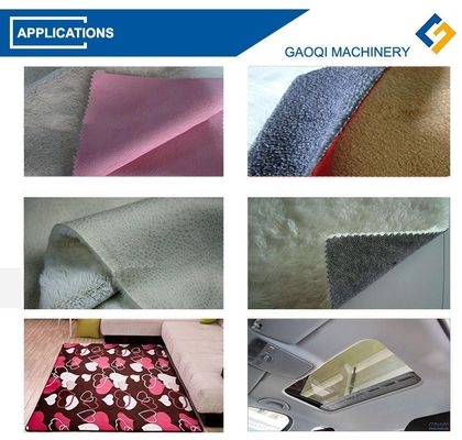 Laminador automático de base de água de 380V personalizável para máquina de fabricação de tapetes