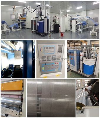 60kw GAOQI PUR Máquina de laminação de cola de fusão a quente de têxteis Máquinas de fabrico de tecidos