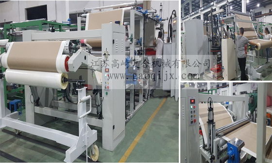 Laminador de cola TPU/PE/PTFE de fusão a quente de 1600 mm para laminação sem solvente sem solventes