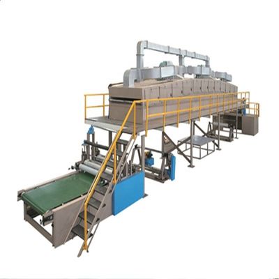 18500mm*3000mm*4550mm Máquina de laminação de filme BOPP PET para vestuário com cola à base de água