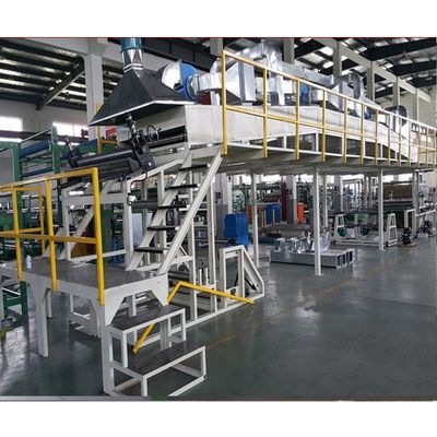 18500mm*3000mm*4550mm Máquina de laminação de filme BOPP PET para vestuário com cola à base de água