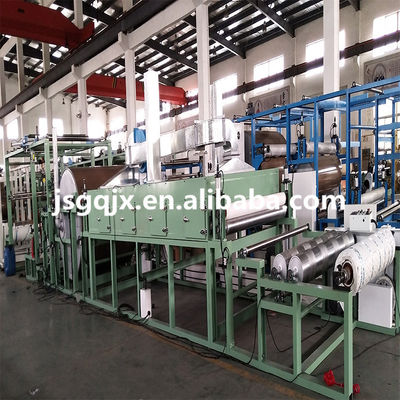 Linha de produção de papel de areia abrasivo para tecido / máquina de laminação de lã