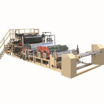 Máquina de laminação de bandeiras flexíveis de PVC sem bolhas de 3200 mm para processo de laminação suave