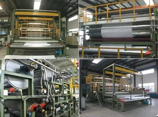 Máquina de laminação de bandeiras flexíveis de PVC sem bolhas de 3200 mm para processo de laminação suave