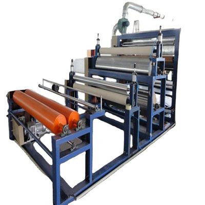 Máquina de laminação de chamas três em uma para produtos não tecidos e couro artificial