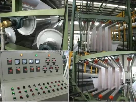 Linha de produção de publicidade de banners de PVC flex com produção e eficiência