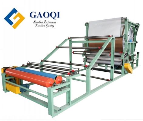 Máquina de colagem de materiais têxteis para produção de tecidos têxteis